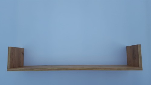 Półka wisząca, regał wiszący, dąb craft złoty, MebleWojtala.pl P393.jpg