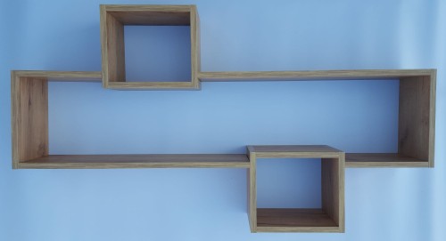 Półka wisząca, regał wiszący, dąb craft złoty, MebleWojtala.pl P433.jpg