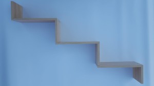 Półka wisząca Dąb sonoma 101 cm x  75 cm P82/2