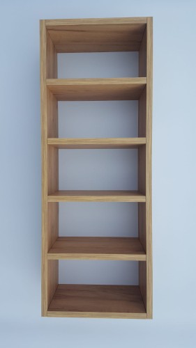 Półka wisząca, regał wiszący, dąb craft złoty, MebleWojtala.pl P753.jpg