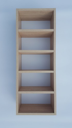 Półka wisząca, regał wiszący, dąb sonoma, MebleWojtala.pl P752.jpg