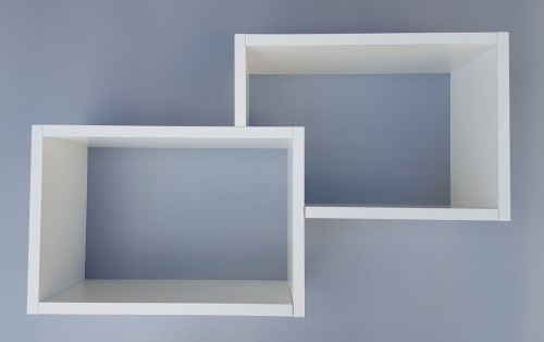 Półka wisząca, regał wiszący, biała mat, MebleWojtala.pl P111P.jpg