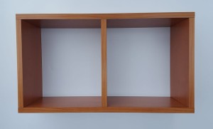 Półka wisząca na książki Olcha 60 cm x  38 cm P23/9