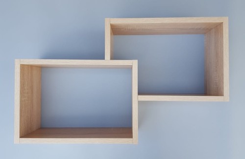 Półka wisząca, regał wiszący, dąb sonoma, MebleWojtala.pl