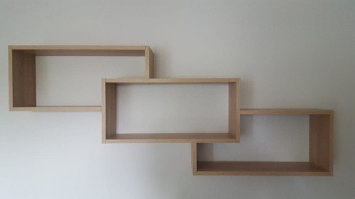 Półka wisząca, regał wiszący, dąb sonoma, MebleWojtala.pl P372.jpg