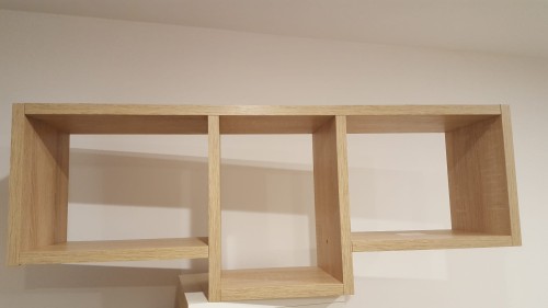 Półka wisząca, regał wiszący, dąb sonoma, MebleWojtala.pl