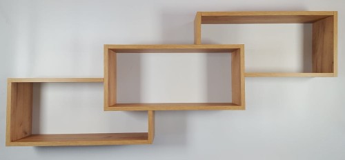 Półka wisząca, regał wiszący, dąb craft złoty, MebleWojtala.pl P373P.jpg