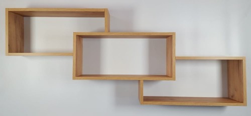 Półka wisząca, regał wiszący, dąb craft złoty, MebleWojtala.pl P373.jpg