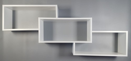 Półka wisząca, regał wiszący, biała, MebleWojtala.pl P371.jpg