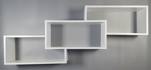 Półka wisząca, regał wiszący, biała, MebleWojtala.pl P371P.jpg