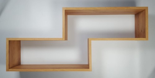 Półka wisząca, regał wiszący, dąb craft złoty, MebleWojtala.pl P503.jpg
