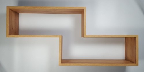 Półka wisząca, regał wiszący, dąb craft złoty, MebleWojtala.pl P5031.jpg