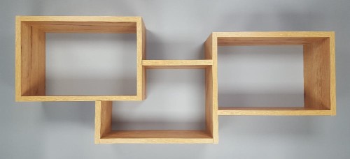 Półka wisząca, regał wiszący, dąb craft złoty, MebleWojtala.pl P713.jpg