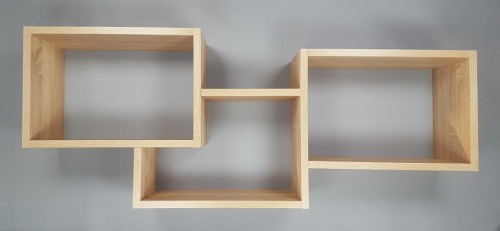 Półka wisząca, regał wiszący, dąb sonoma, MebleWojtala.pl P712.jpg