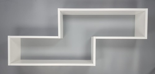 Półka wisząca, regał wiszący, biała mat, MebleWojtala.pl P501P.jpg