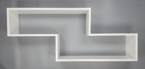 Półka wisząca, regał wiszący, biała mat, MebleWojtala.pl P501.jpg