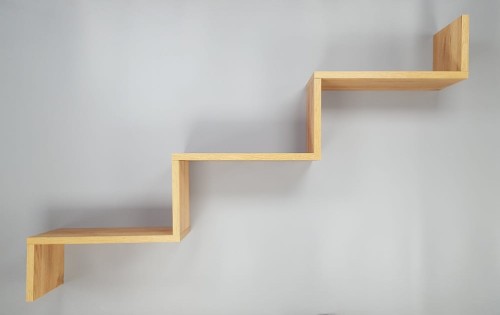 Półka wisząca, regał wiszący, dąb craft złoty, MebleWojtala.pl P783P.jpg
