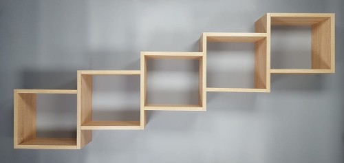 Półka wisząca, regał wiszący, dąb sonoma, MebleWojtala.pl P1622P.jpg