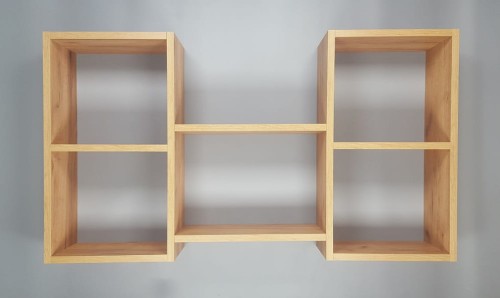 Półka wisząca, regał wiszący, dąb craft złoty, MebleWojtala.pl P903.jpg