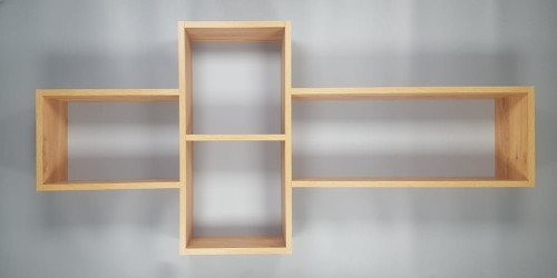 Półka wisząca, regał wiszący, dąb craft złoty, MebleWojtala.pl P1653.jpg