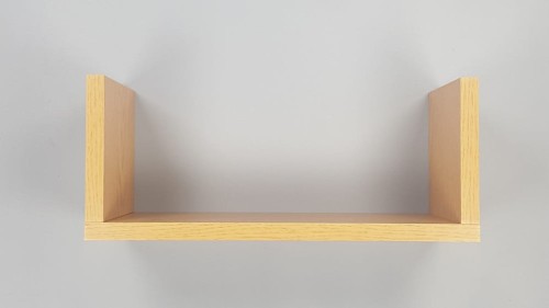 Półka wisząca, regał wiszący, dąb jasny, MebleWojtala.pl P77.jpg