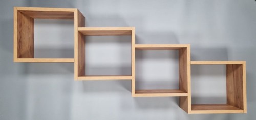 Półka wisząca, regał wiszący, dąb craft złoty, MebleWojtala.pl P1613.jpg