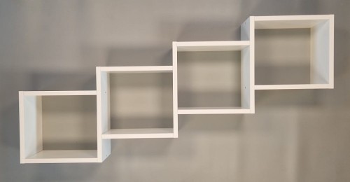 Półka wisząca, regał wiszący, biała, MebleWojtala.pl P1611P.jpg