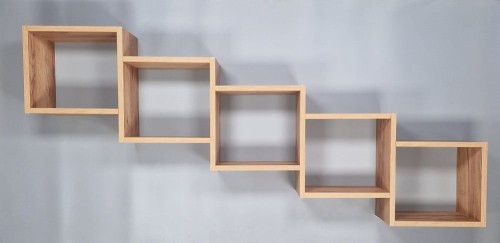 Półka wisząca, regał wiszący, dąb craft złoty, MebleWojtala.pl P1623.jpg